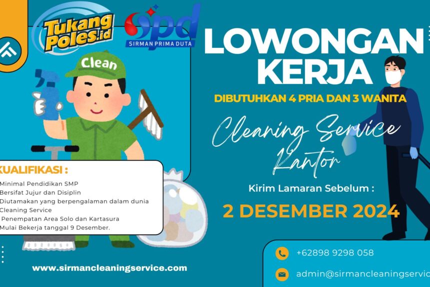 Lowongan Kerja Cleaning Service Solo