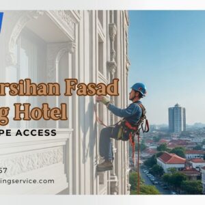 Pembersihan Fasad Gedung Hotel