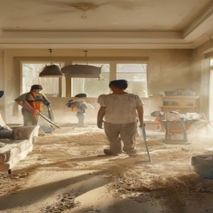 AI Image: Jasa bersih rumah pasca renovasi Solo illustration Bersih Rumah Pasca Renovasi Solo dengan Cepat dan Efisien