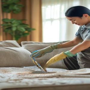 AI Image: Jasa cuci sofa kain terdekat bergaransi illustration Cara Tepat Pilih Jasa Cuci Sofa Kain Terdekat Bergaransi