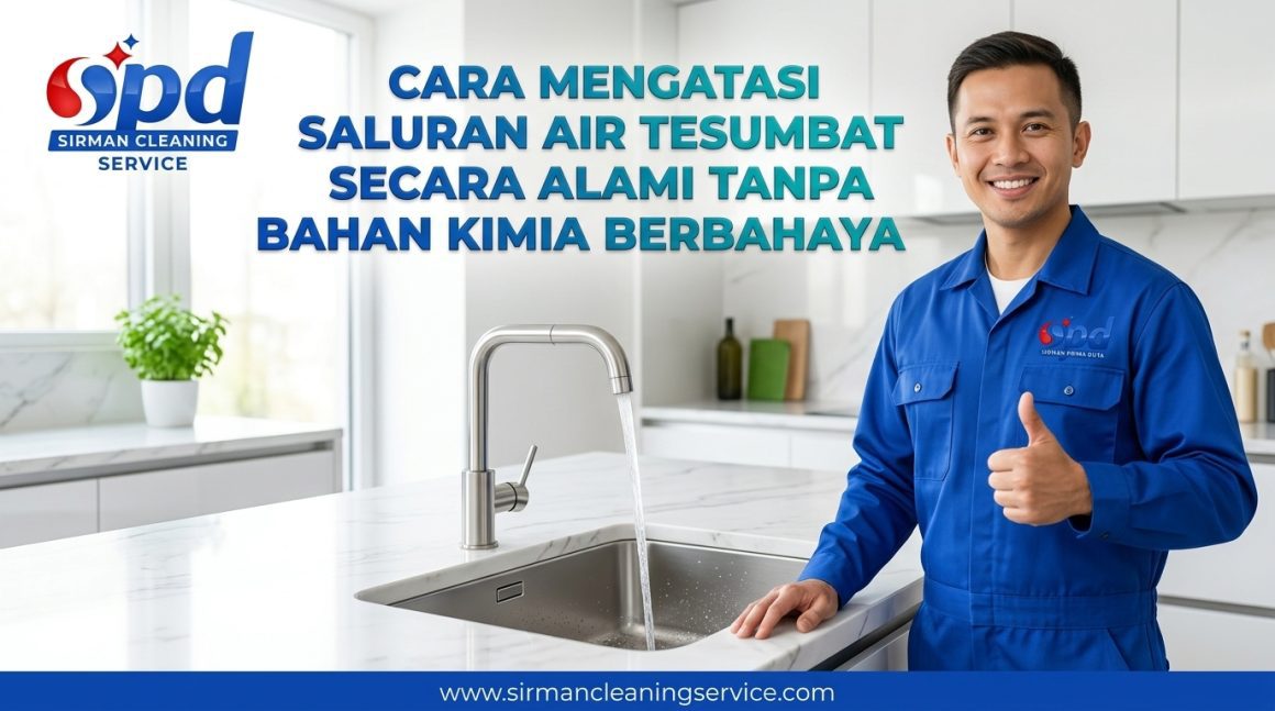 Cara Mengatasi Saluran Air Tersumbat Secara Alami Tanpa Bahan Kimia Berbahaya