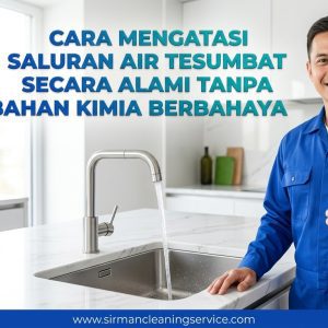 Cara Mengatasi Saluran Air Tersumbat Secara Alami Tanpa Bahan Kimia Berbahaya