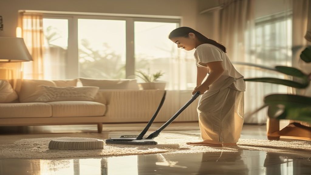 Vacuum hydro clean lebih efektif membersihkan debu dan kotoran dibandingkan vacuum biasa.
