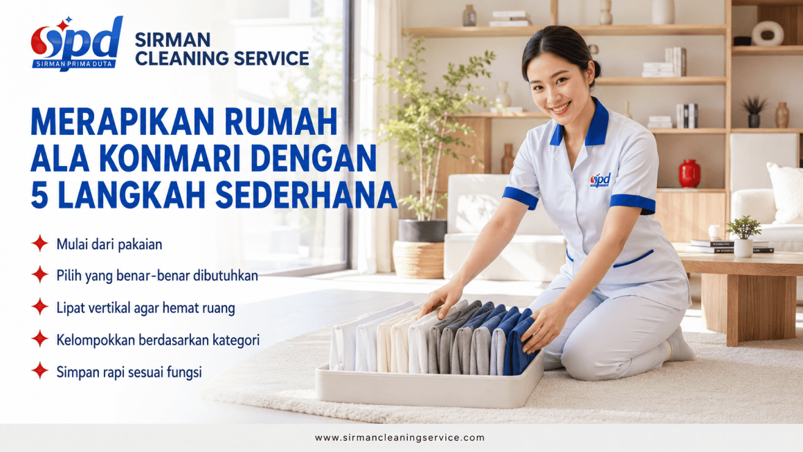 Merapikan Rumah Ala KonMari Dengan 5 Langkah Sederhana Merapikan Rumah Ala KonMari Dengan 5 Langkah Sederhana