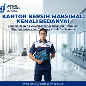 Optimalkan Kebersihan Kantor dengan Memahami Perbedaan General Cleaning dan Maintenance Cleaning