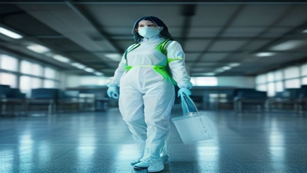AI Image: Pentingnya disinfeksi berkala di ruang publik illustration Mengapa Disinfeksi Berkala Di Ruang Publik Sangat Penting Bagi Kesehatan Masyarakat