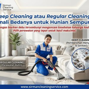 Perbedaan Deep Cleaning vs Regular Cleaning untuk Rumah Bersih Sehat Perbedaan Deep Cleaning vs Regular Cleaning untuk Rumah Bersih Sehat